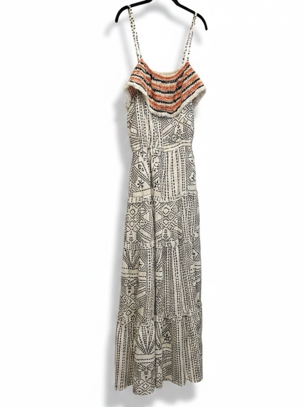 THML Maxi Tiered Boho Dress Size XL - Picture 2 of 9